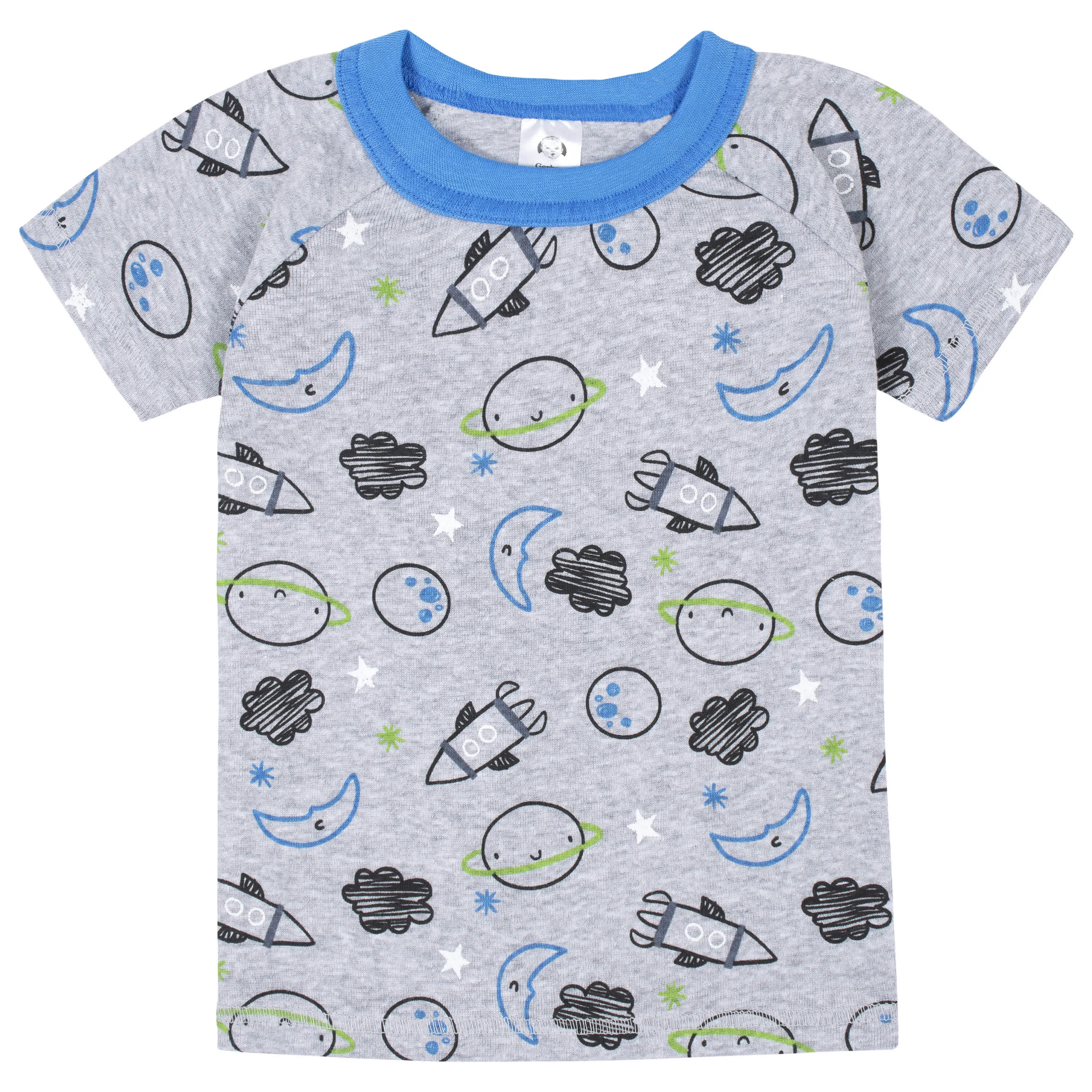 4-Piece Infant & Toddler Boys Space Snug Fit Cotton Pajamas