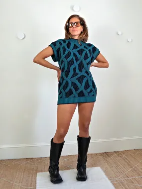 80's Bold Abstract Sweater