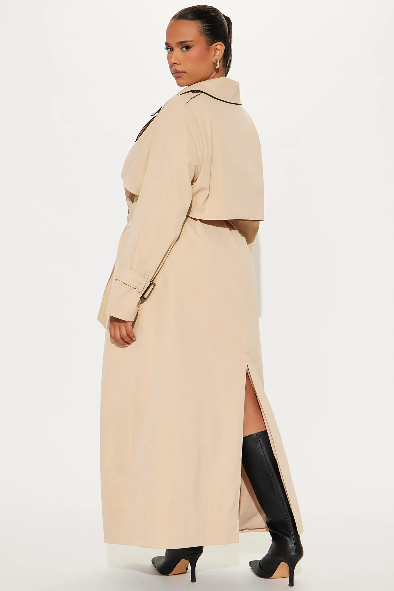 Always Classic Belted Trench - Khaki