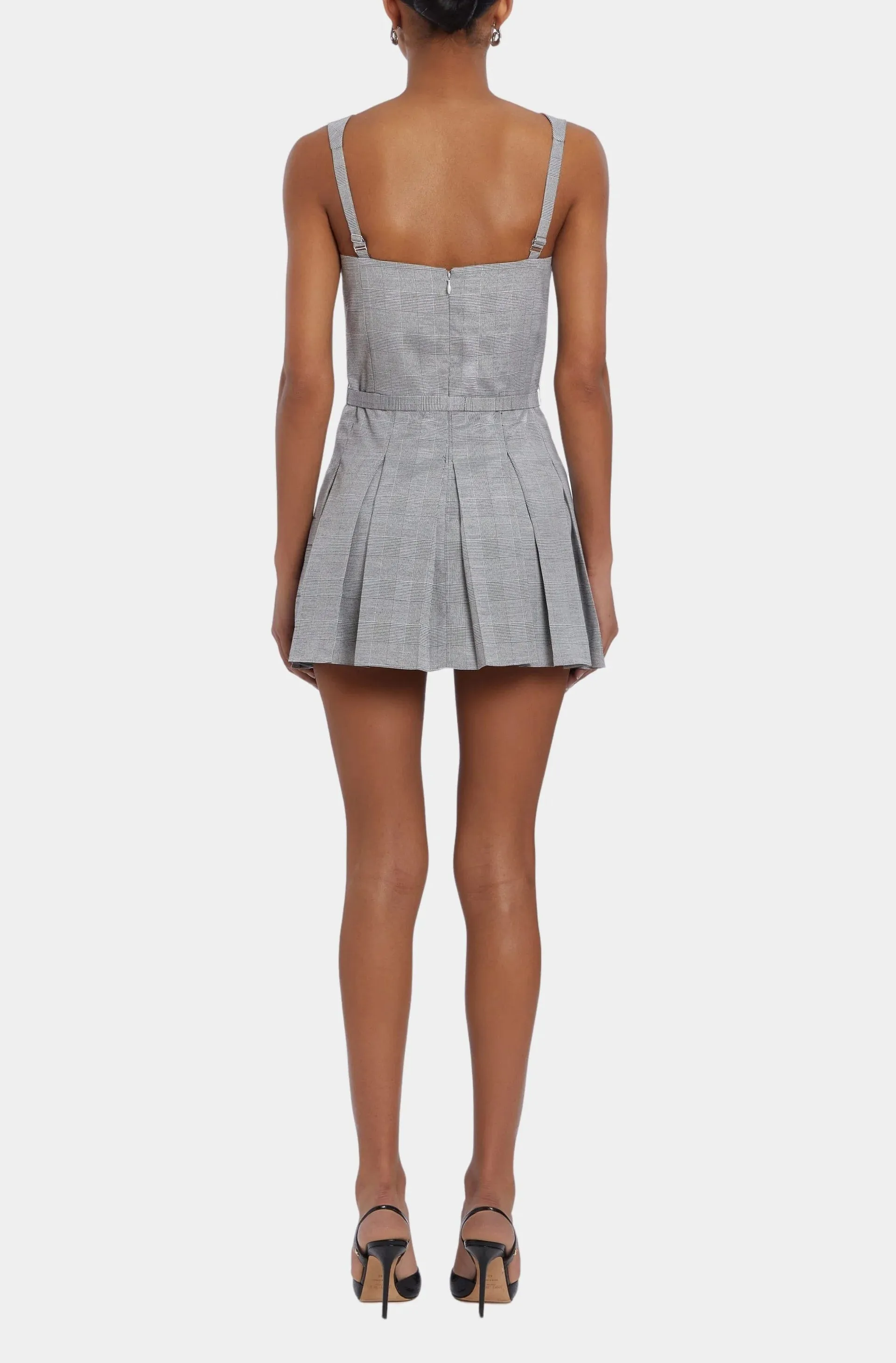 Amanda Uprichard Mercy Belted Skort Romper