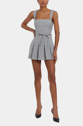 Amanda Uprichard Mercy Belted Skort Romper