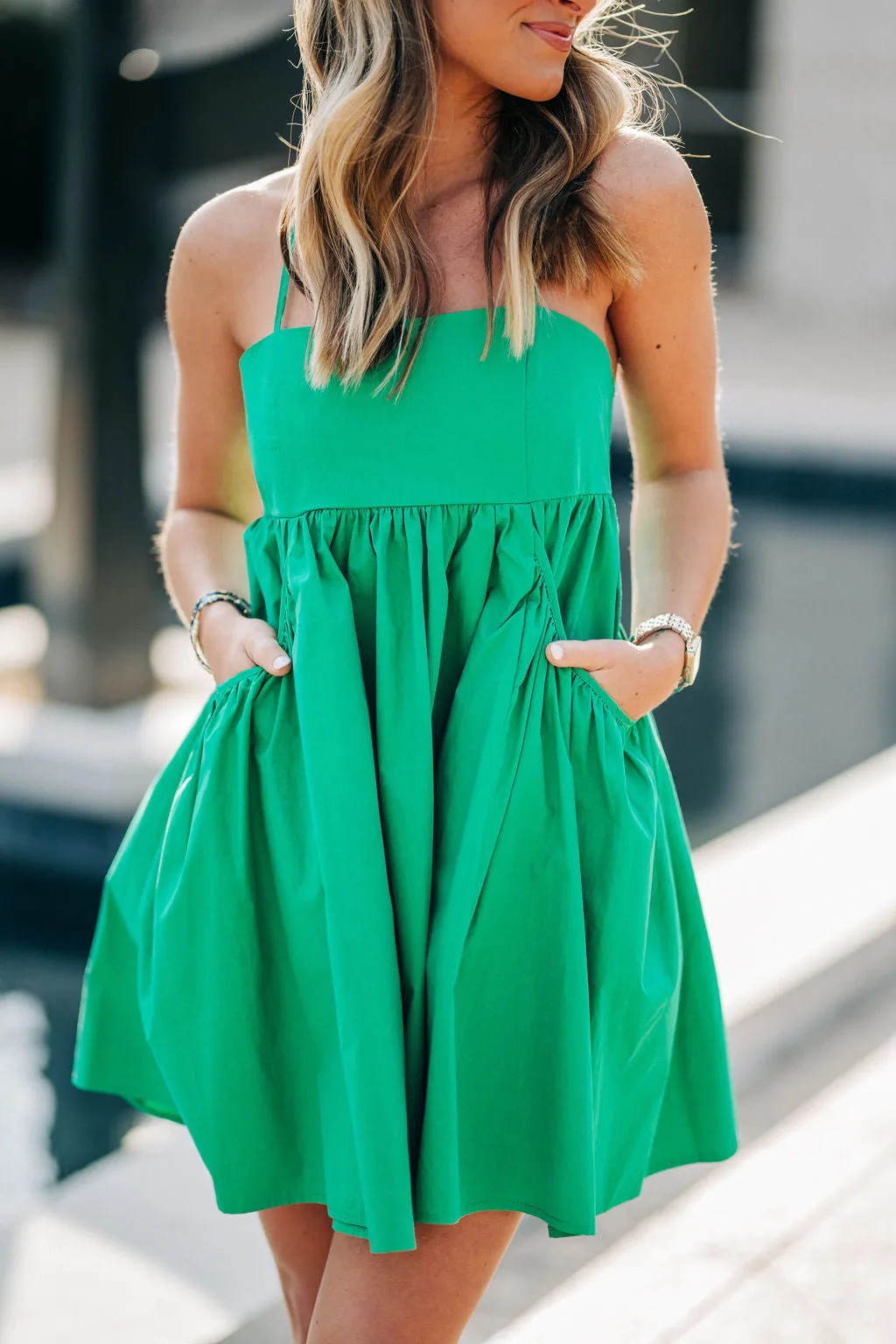 Annie Dress - Kelly Green