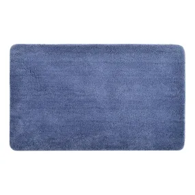 Antron Luxury Non-Slip Bath Mat - Mid Blue