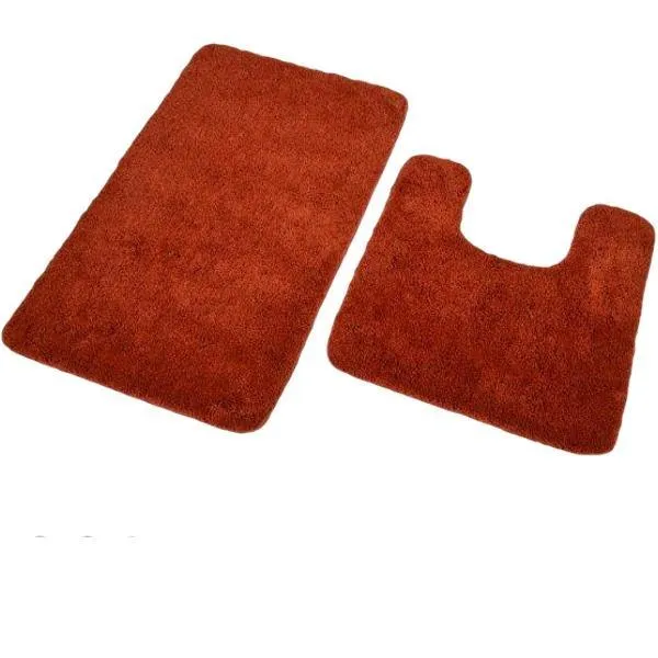 Antron Luxury Non-Slip Bath Mat - Terracotta