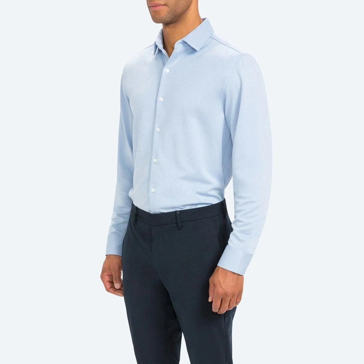 Apollo 3 Dress Shirt - Blue Heather