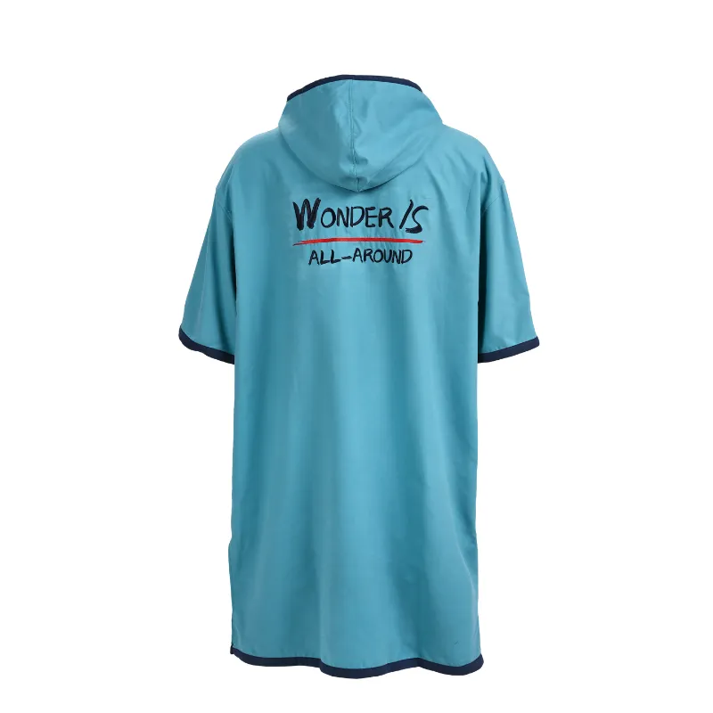 Aqua Marina Micro-fabric Change Poncho (Aqua) - Extra Large