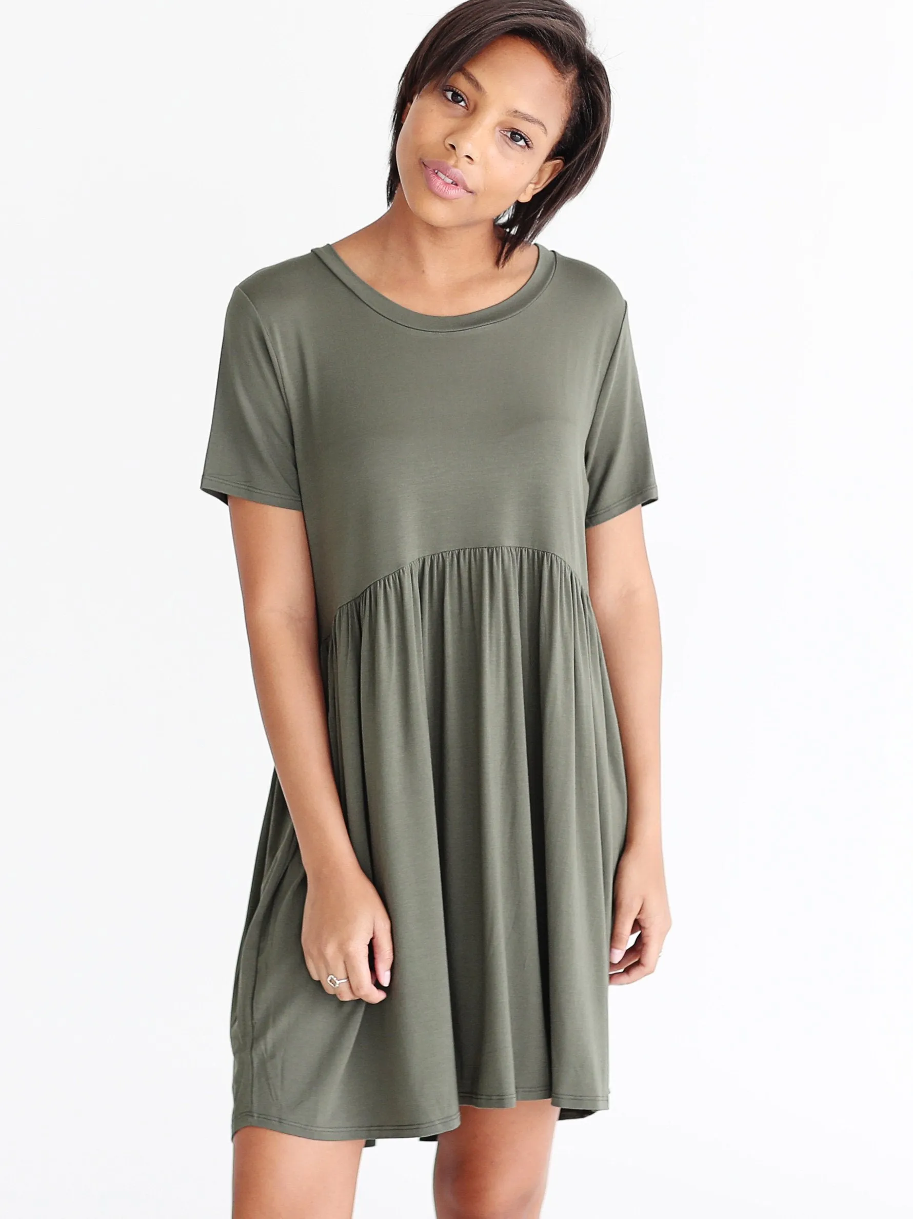 Army Babydoll Dress