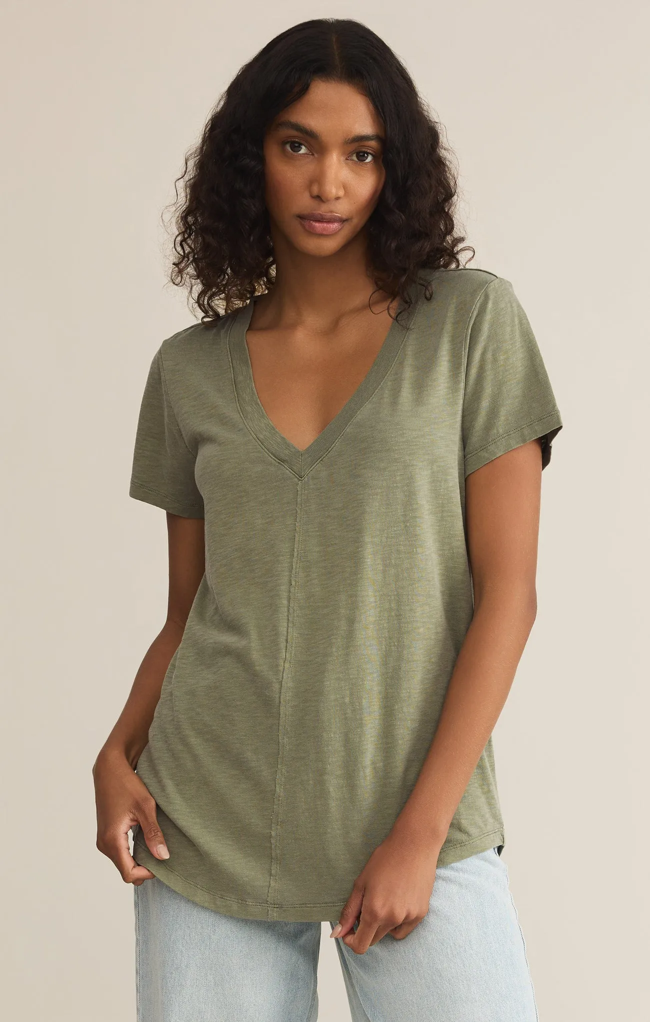 Asher V-Neck Tee