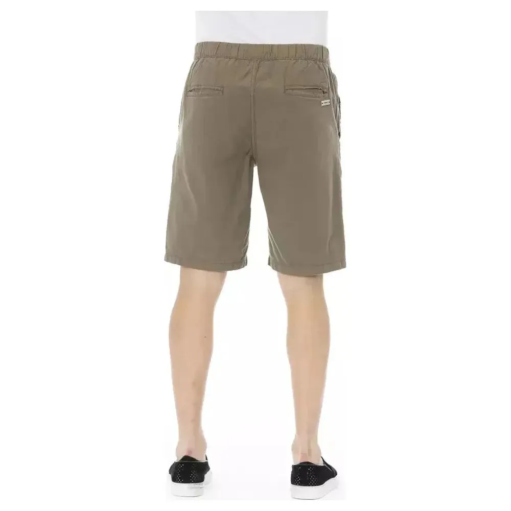 Baldinini Trend Army Cotton Men Short