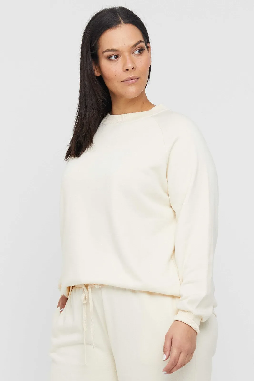 Bamboo Raglan Top - Winter White