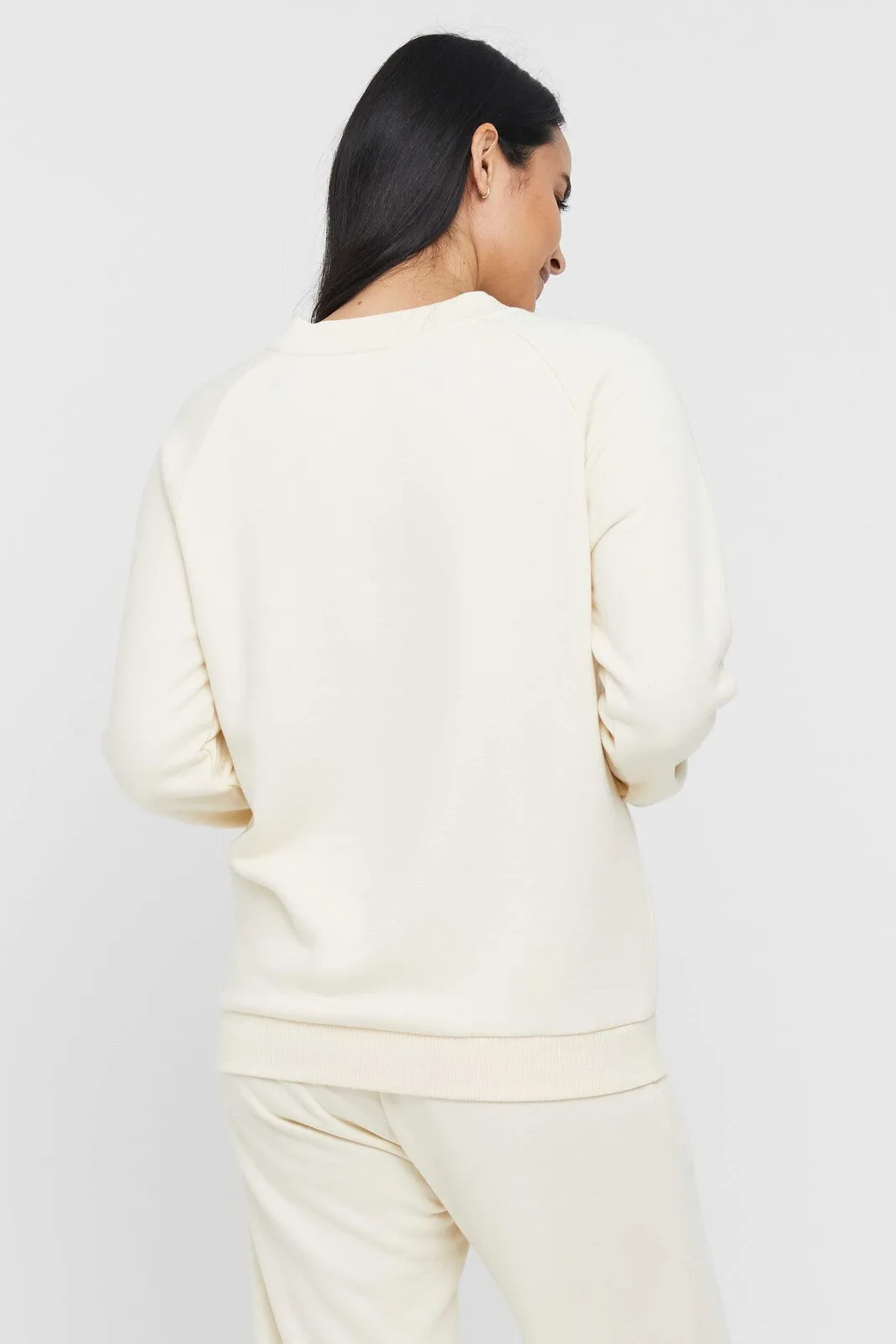 Bamboo Raglan Top - Winter White