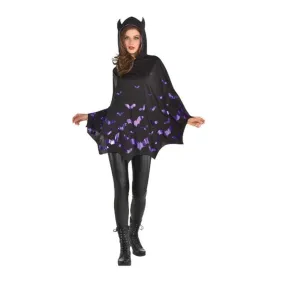 Bat poncho for adults