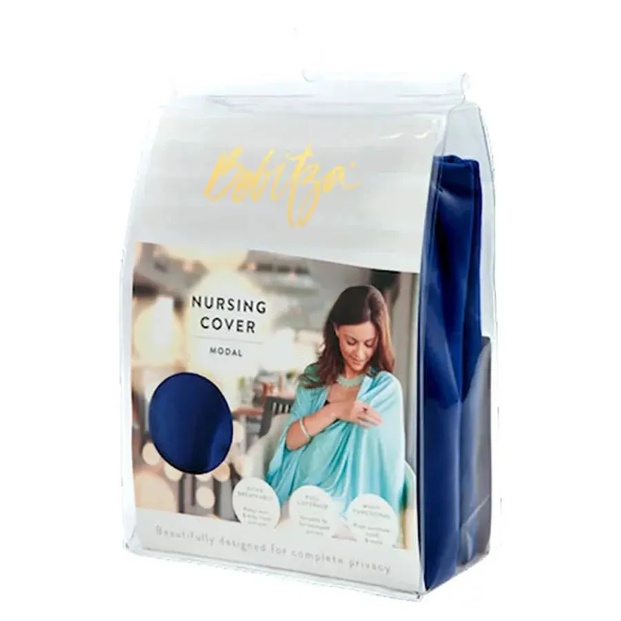 Bebitza Modal Nursing Cover - Cobalt Blue