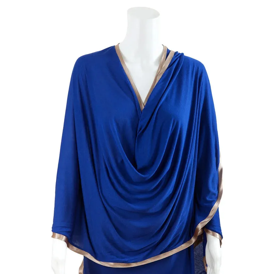 Bebitza Modal Nursing Cover - Cobalt Blue