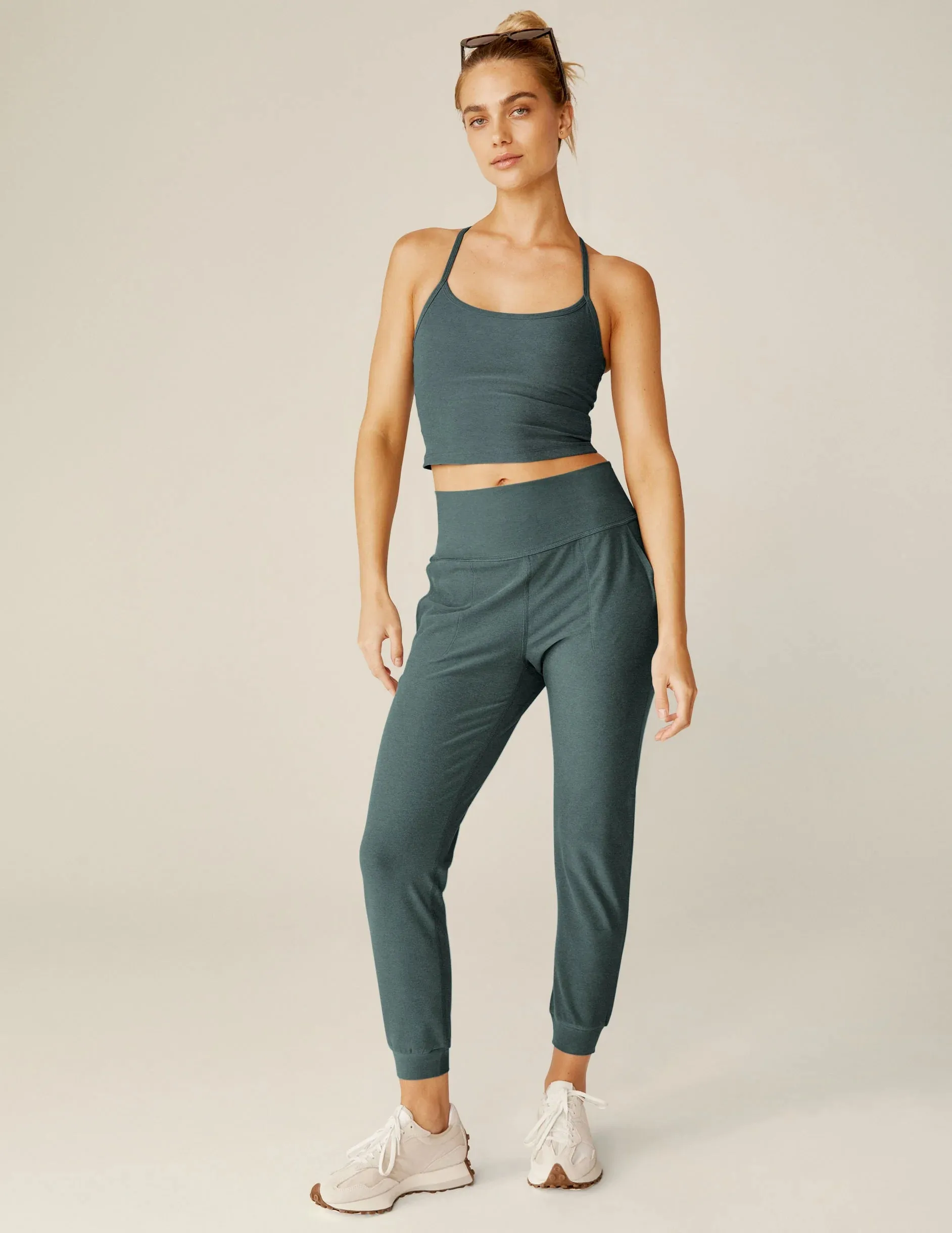 Beyond Yoga Spacedye Midi Jogger - Storm Heather