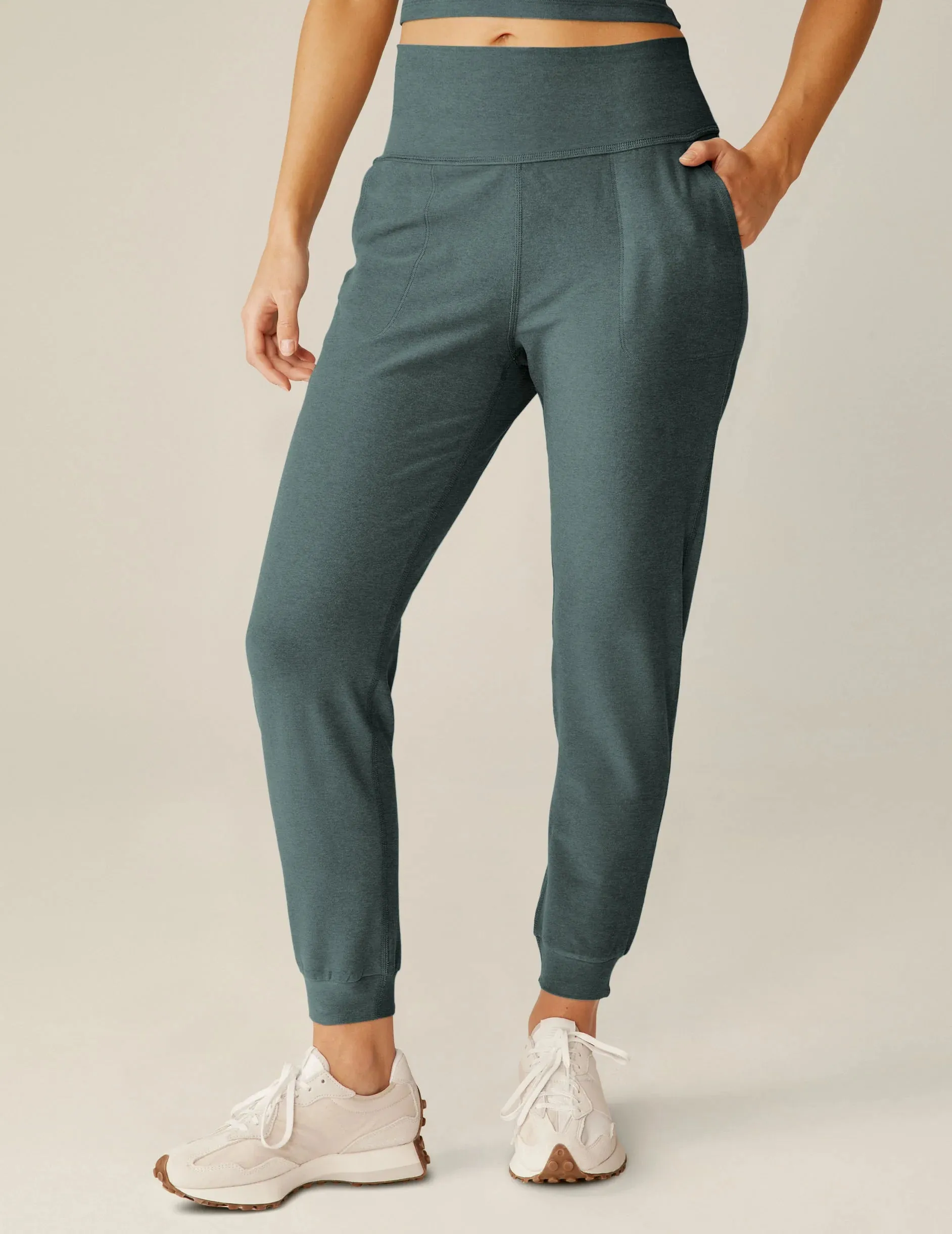 Beyond Yoga Spacedye Midi Jogger - Storm Heather