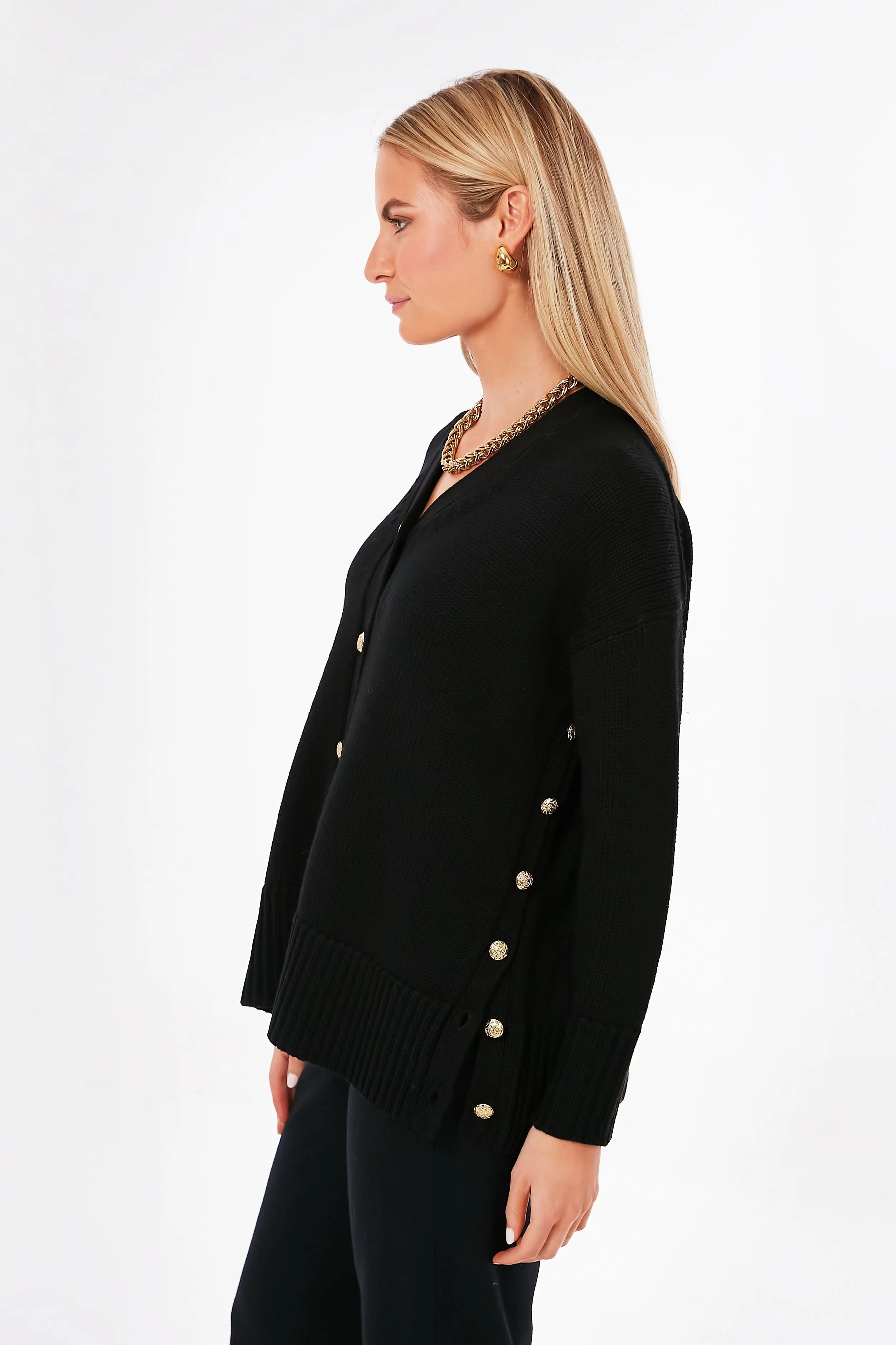 Black Meyers Cardigan