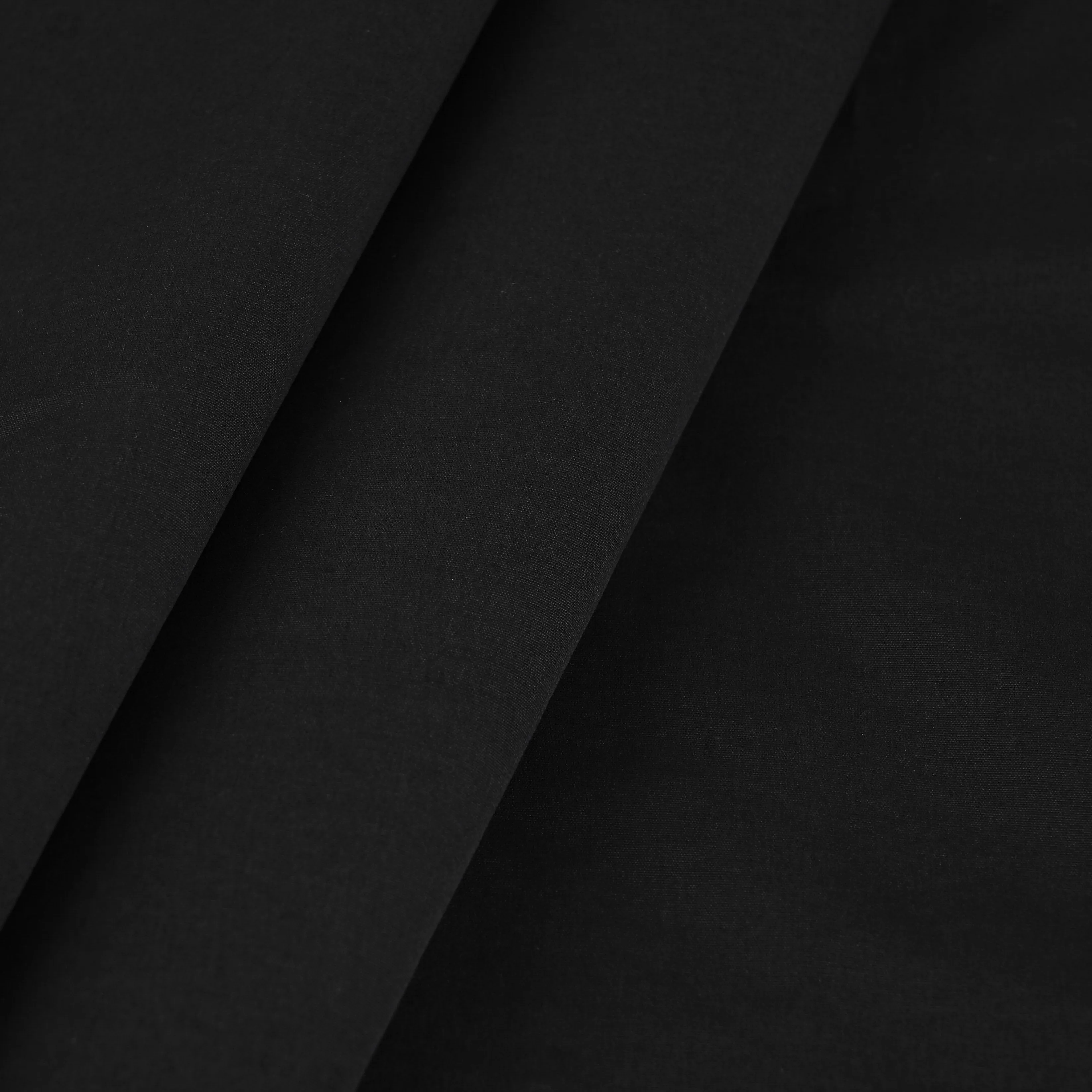 Black Poplin Fabric 96362