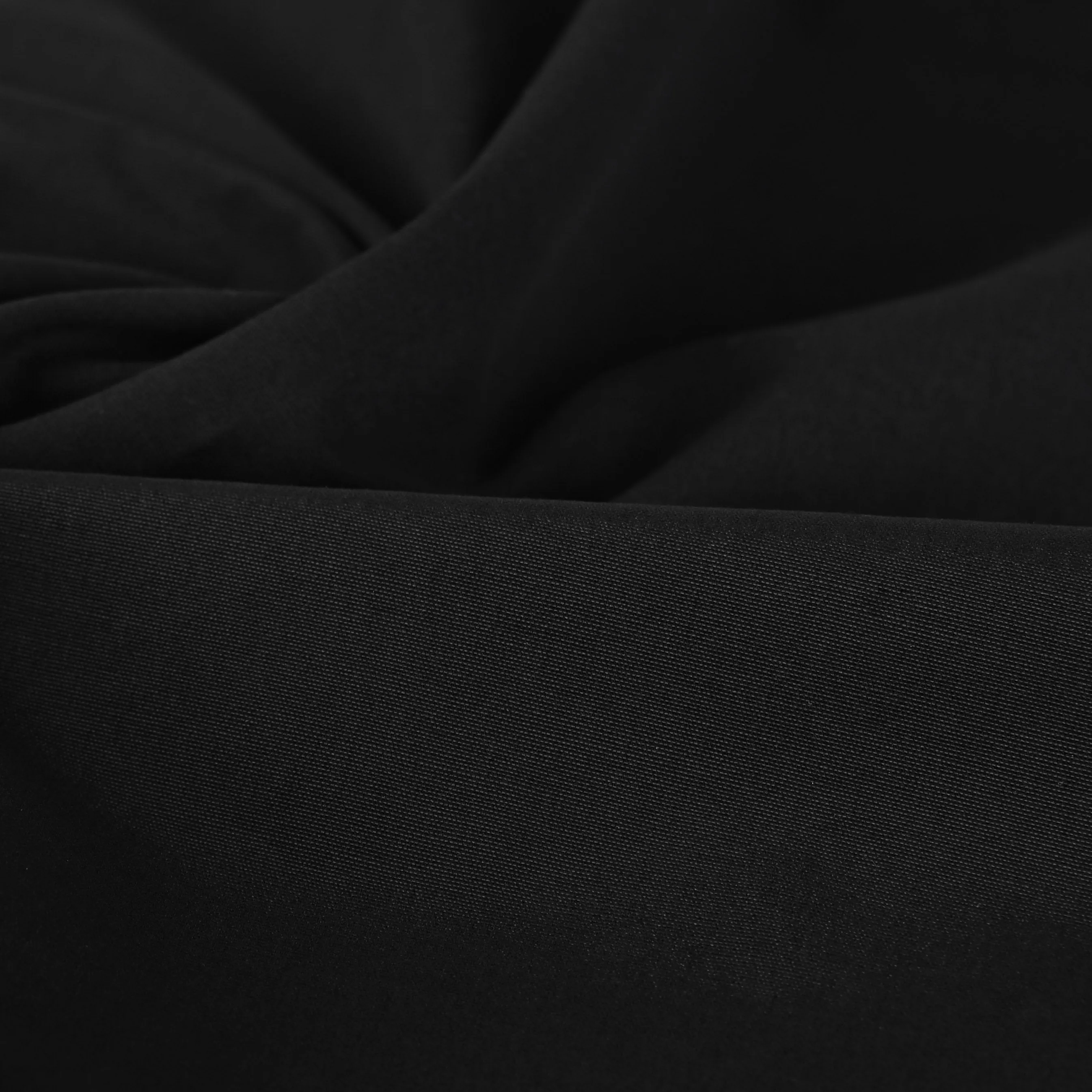 Black Poplin Fabric 96362