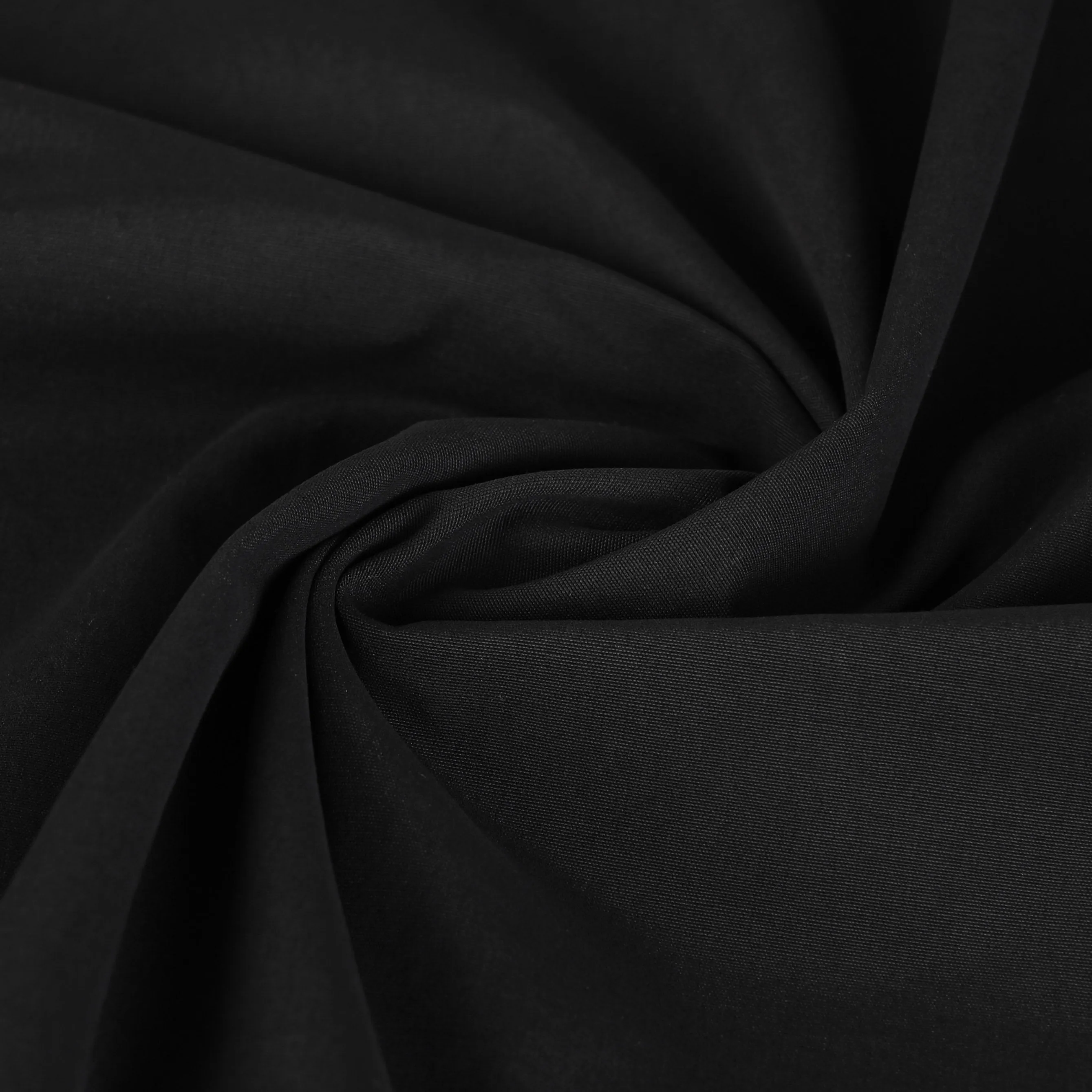 Black Poplin Fabric 96362