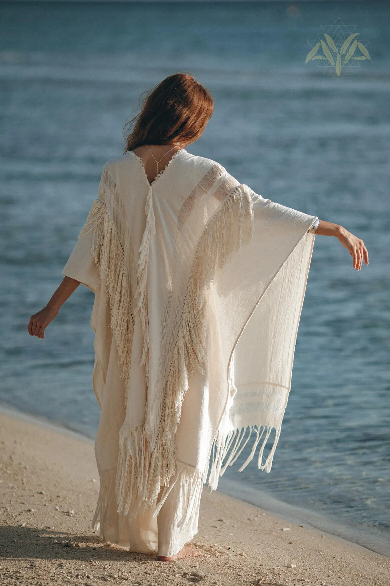 Bridal Boho Cape Poncho Hand-loomed