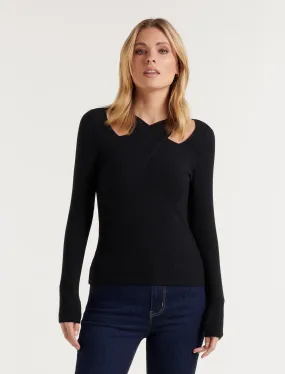 Camden Cross Front Cut Out Top