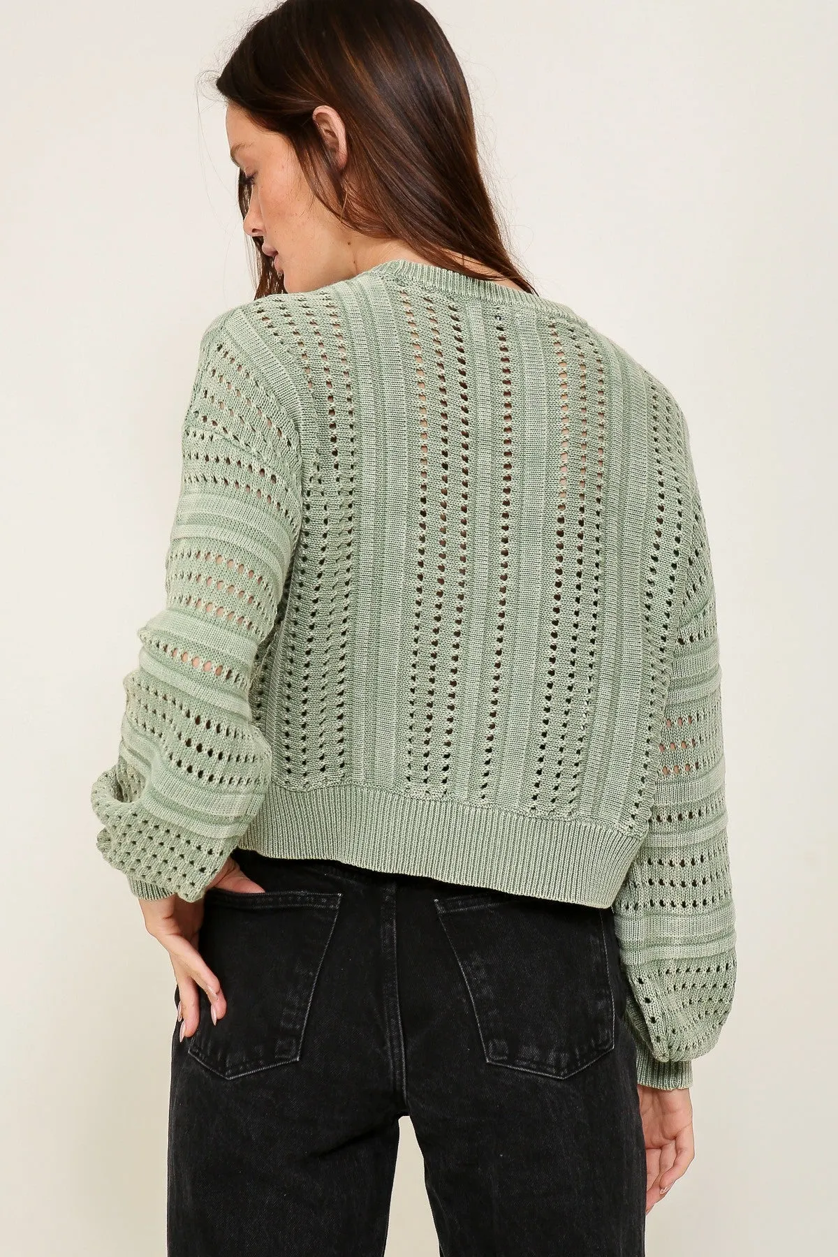 Camryn Round Neck Pattern Sweater