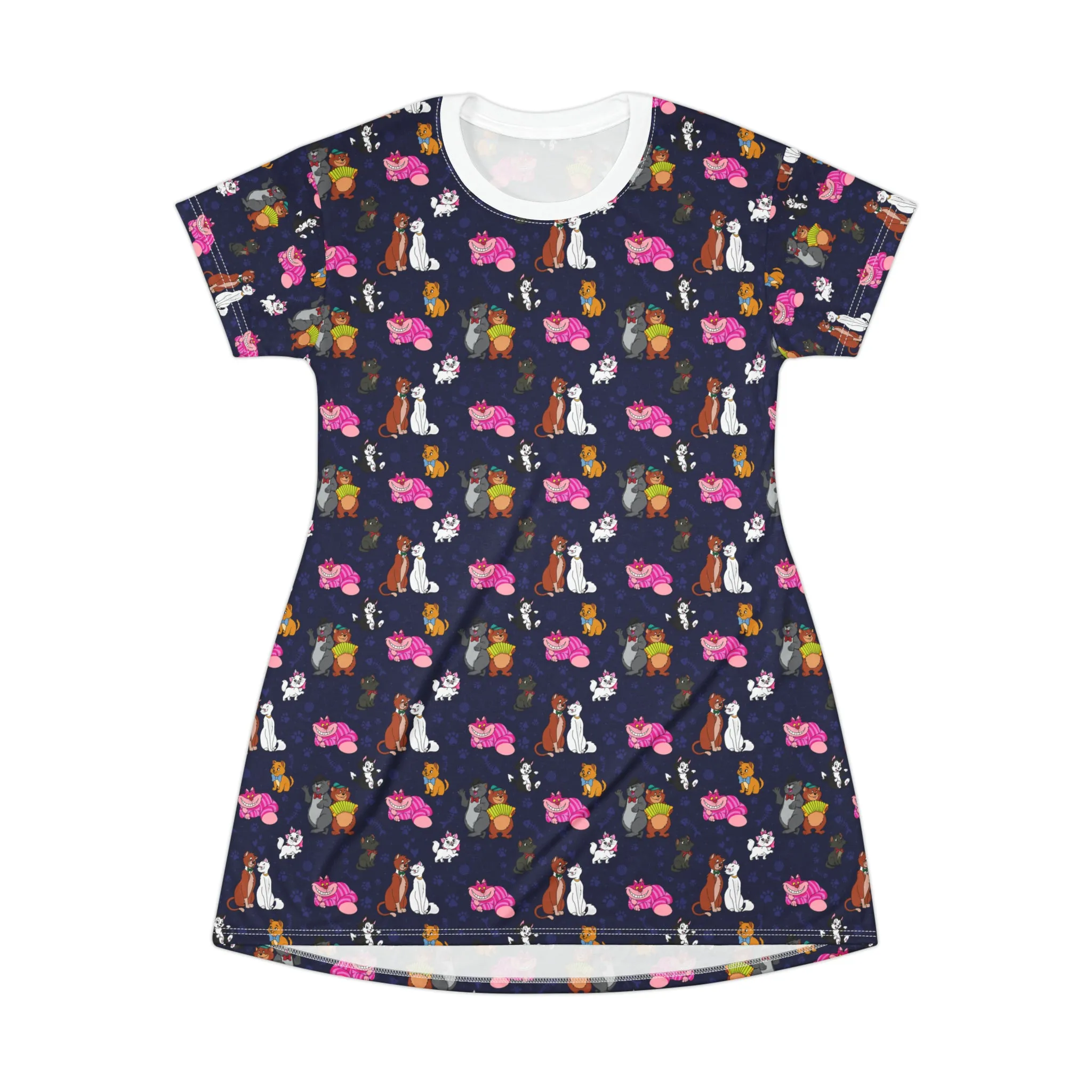 Cat Favorites T-Shirt Dress