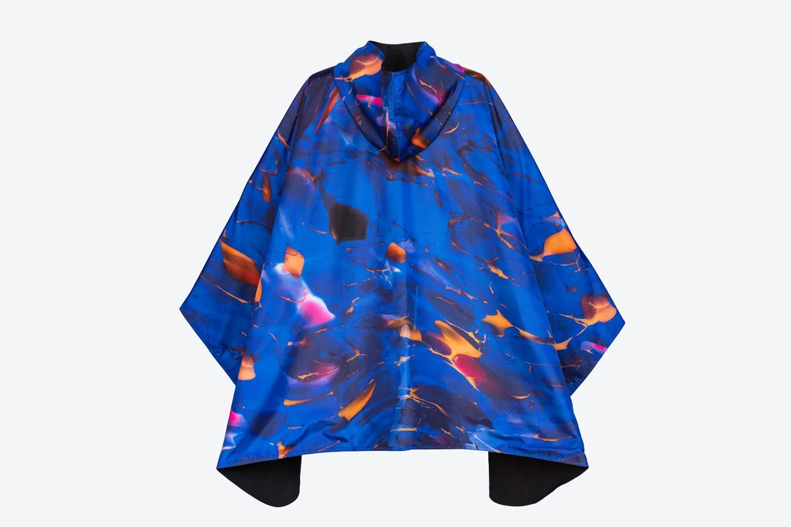 Chihuly Reversible Rain Cape - Lapis Macchia