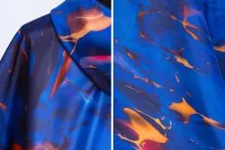 Chihuly Reversible Rain Cape - Lapis Macchia