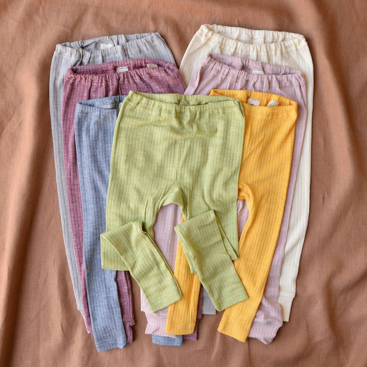 Child's Leggings/Long Johns - Organic Cotton/Merino/Silk (1-12y)