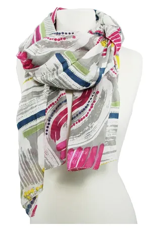 Cityscape Scarf - Grey