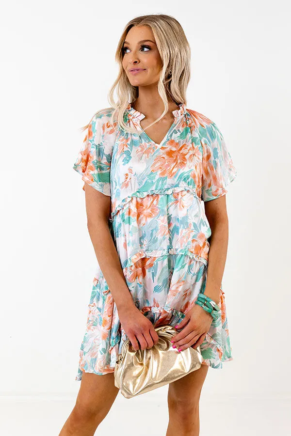 Coastal Ambiance Babydoll Dress