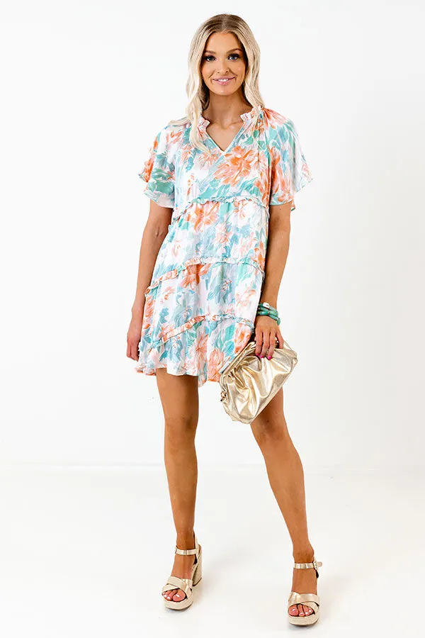 Coastal Ambiance Babydoll Dress