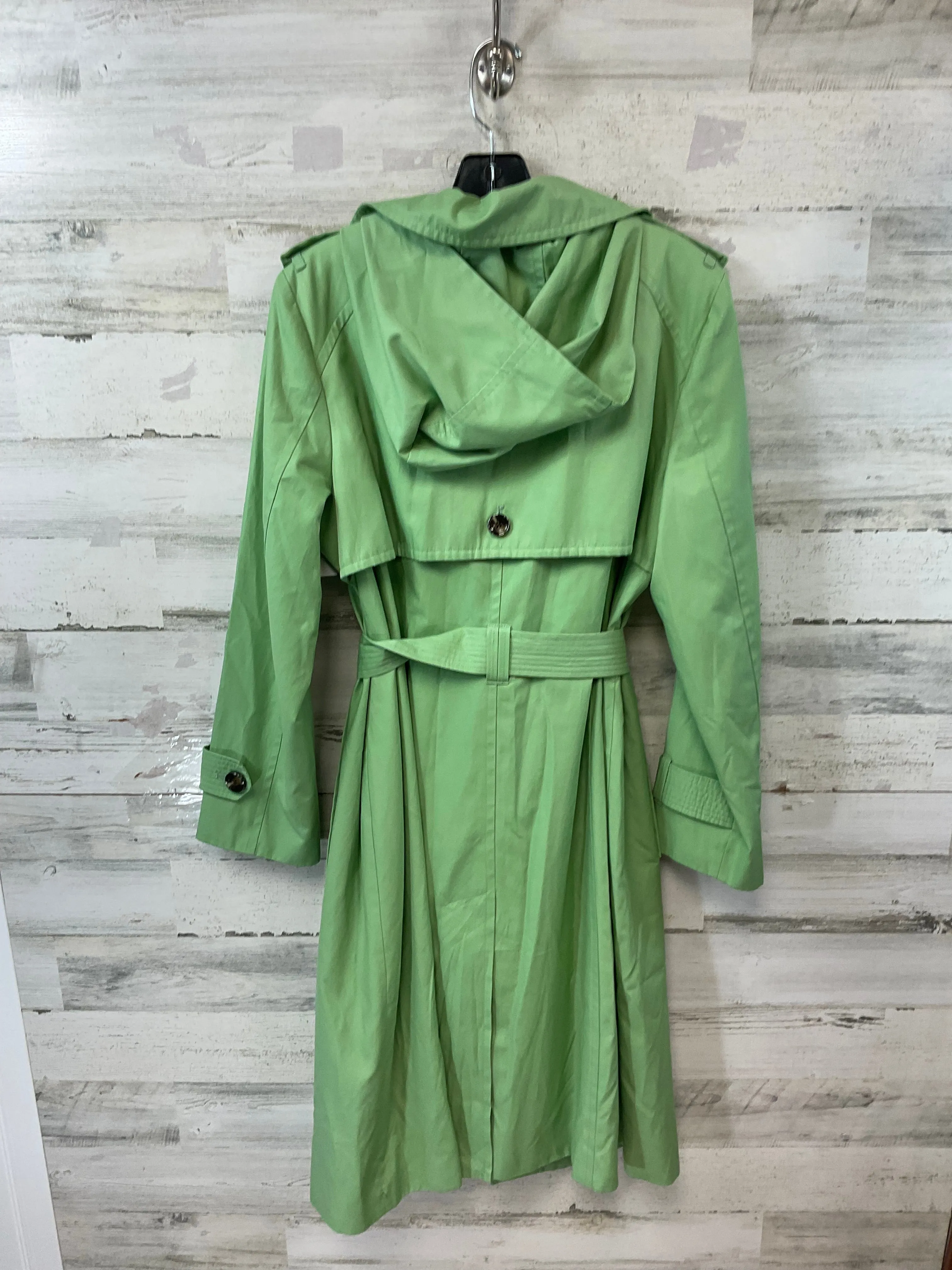 Coat Trench Coat By London Fog In Green, Size: L