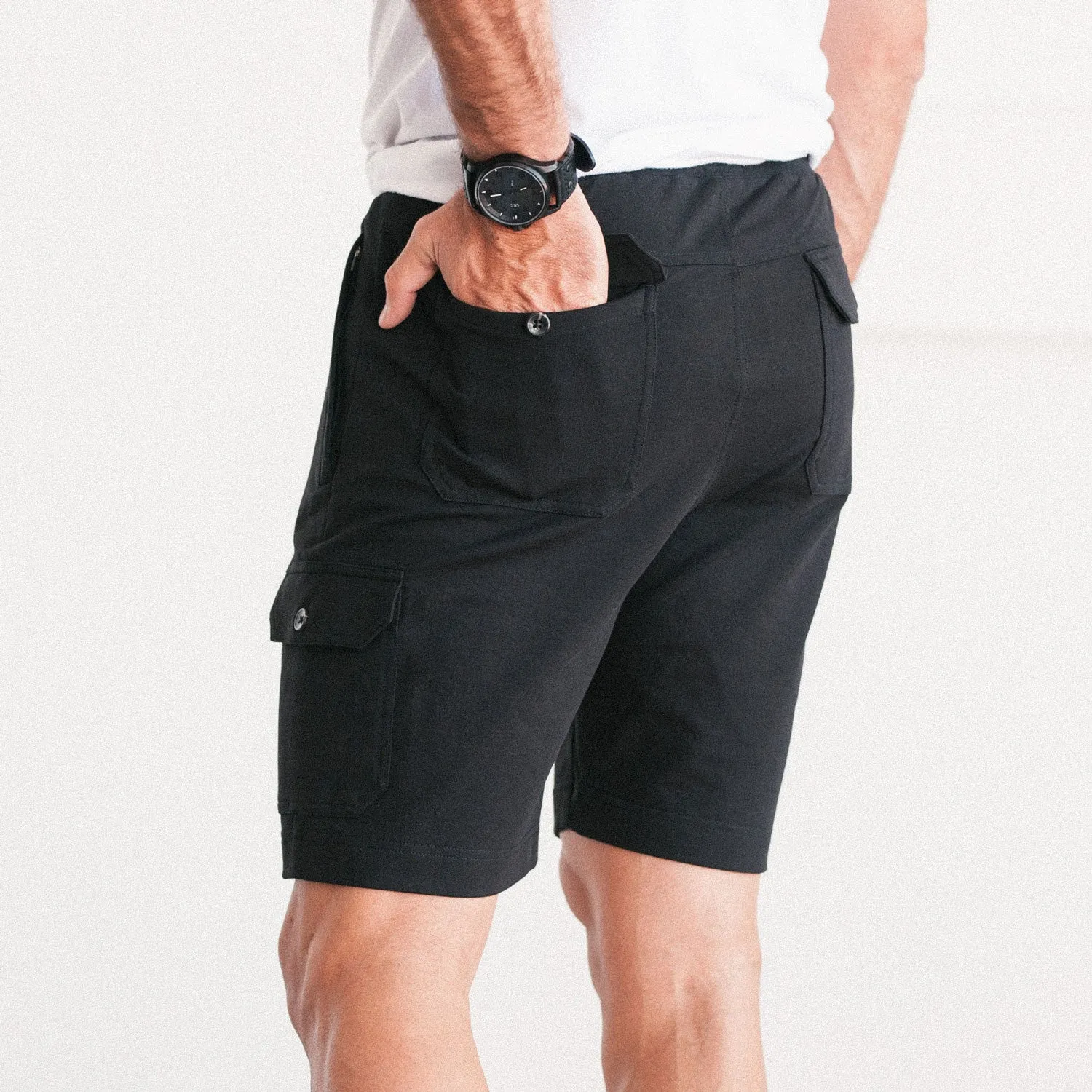 Constructor Short - Black French Terry