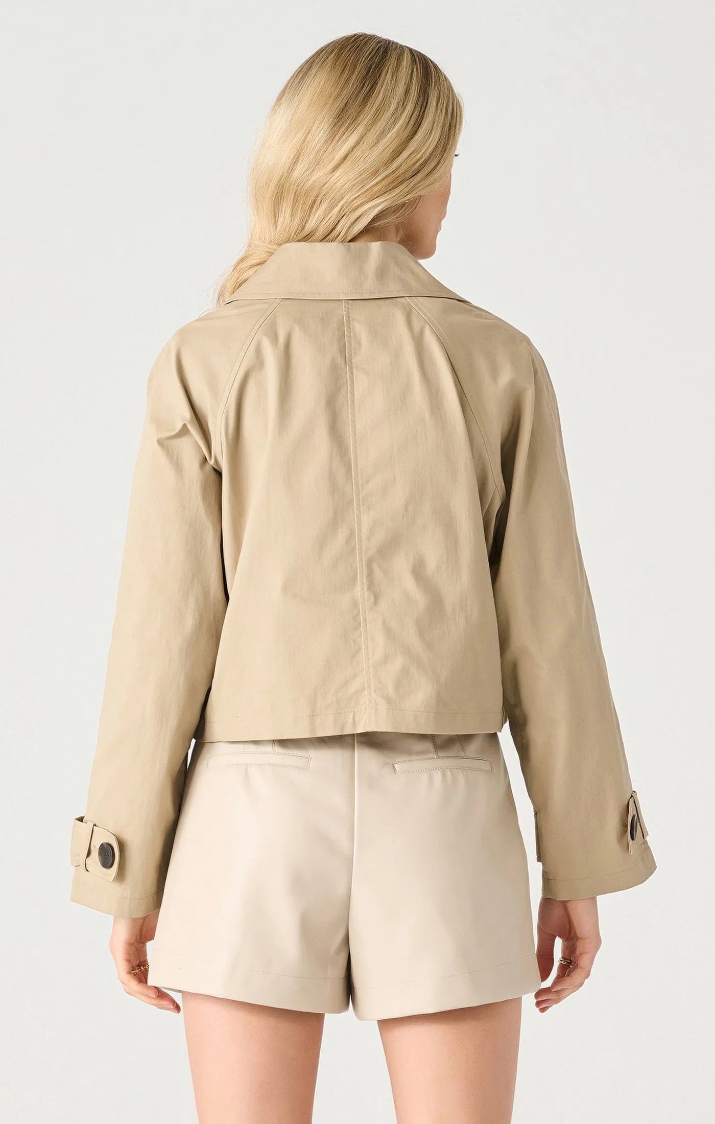 Cropped Trench Coat