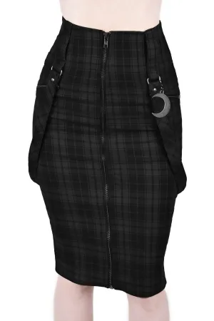 Darklands Pencil Skirt [TARTAN]