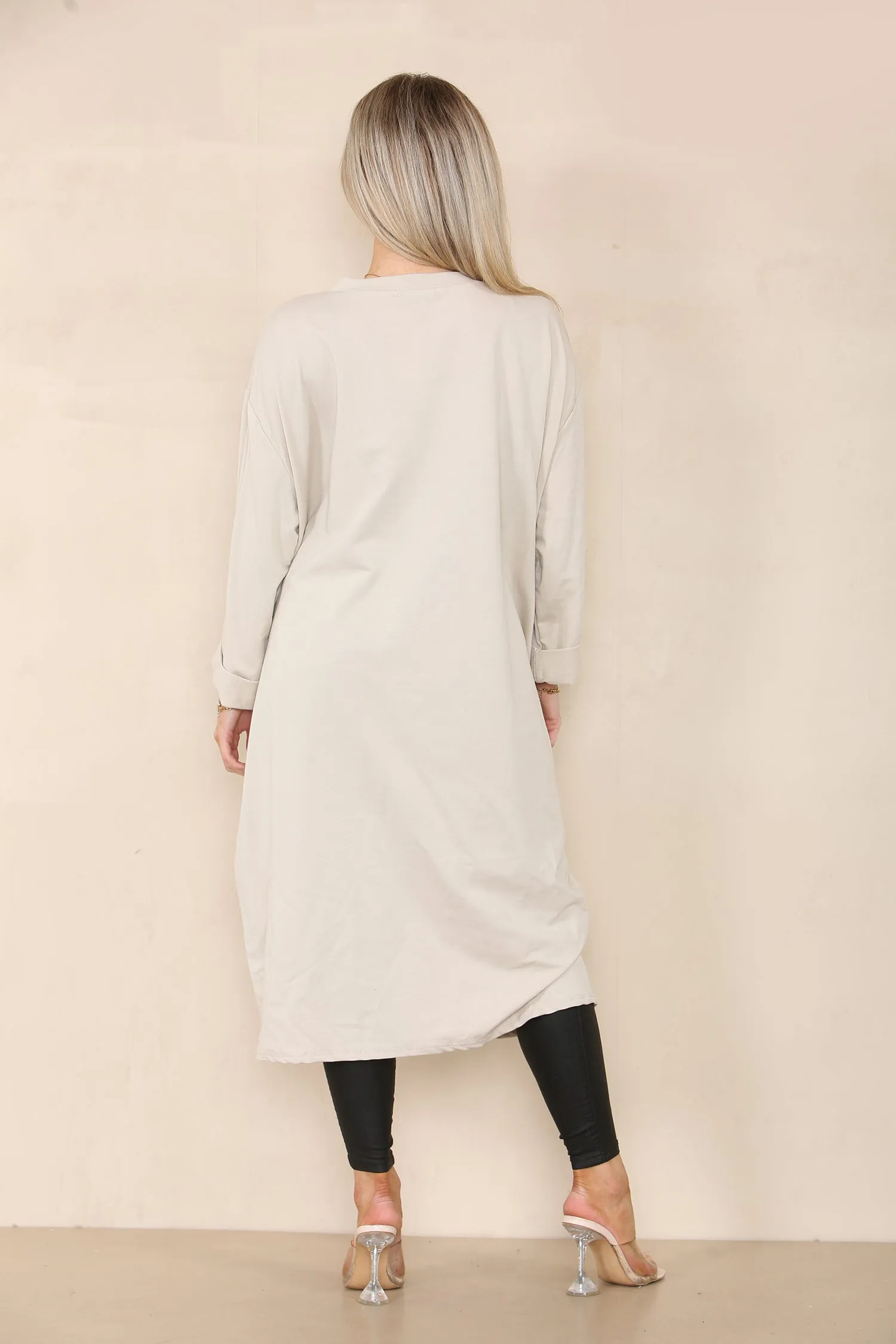 Diamante Long Sleeve Dress