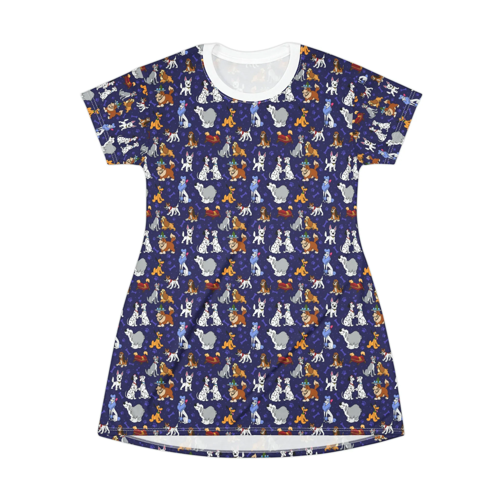 Dog Favorites T-Shirt Dress