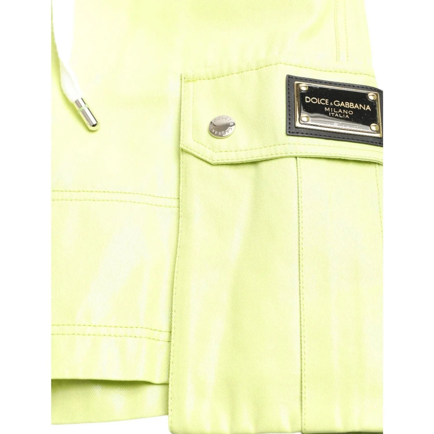 Dolce & Gabbana Chic Light Green Cotton Bermuda Shorts