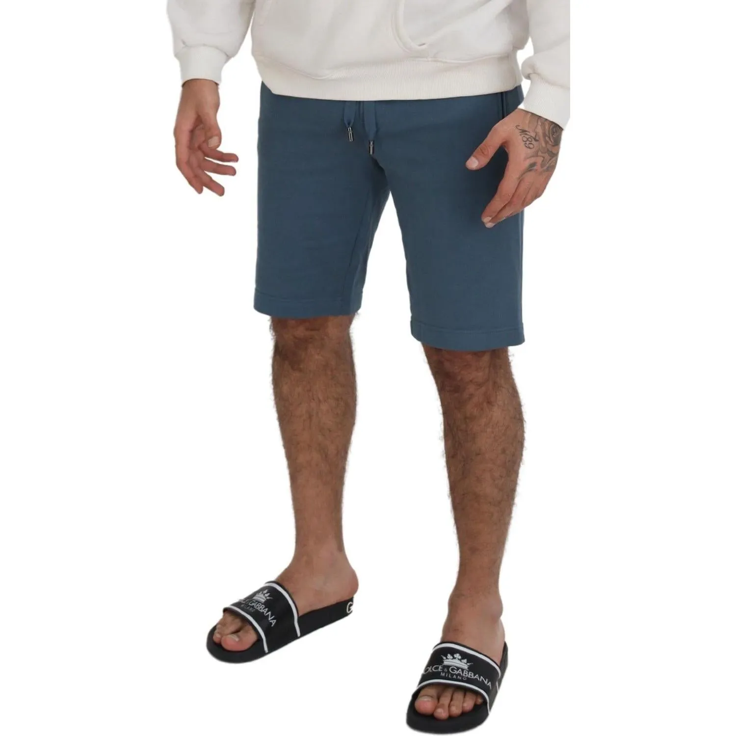 Dolce & Gabbana Elegant Blue Bermuda Shorts - Regular Fit