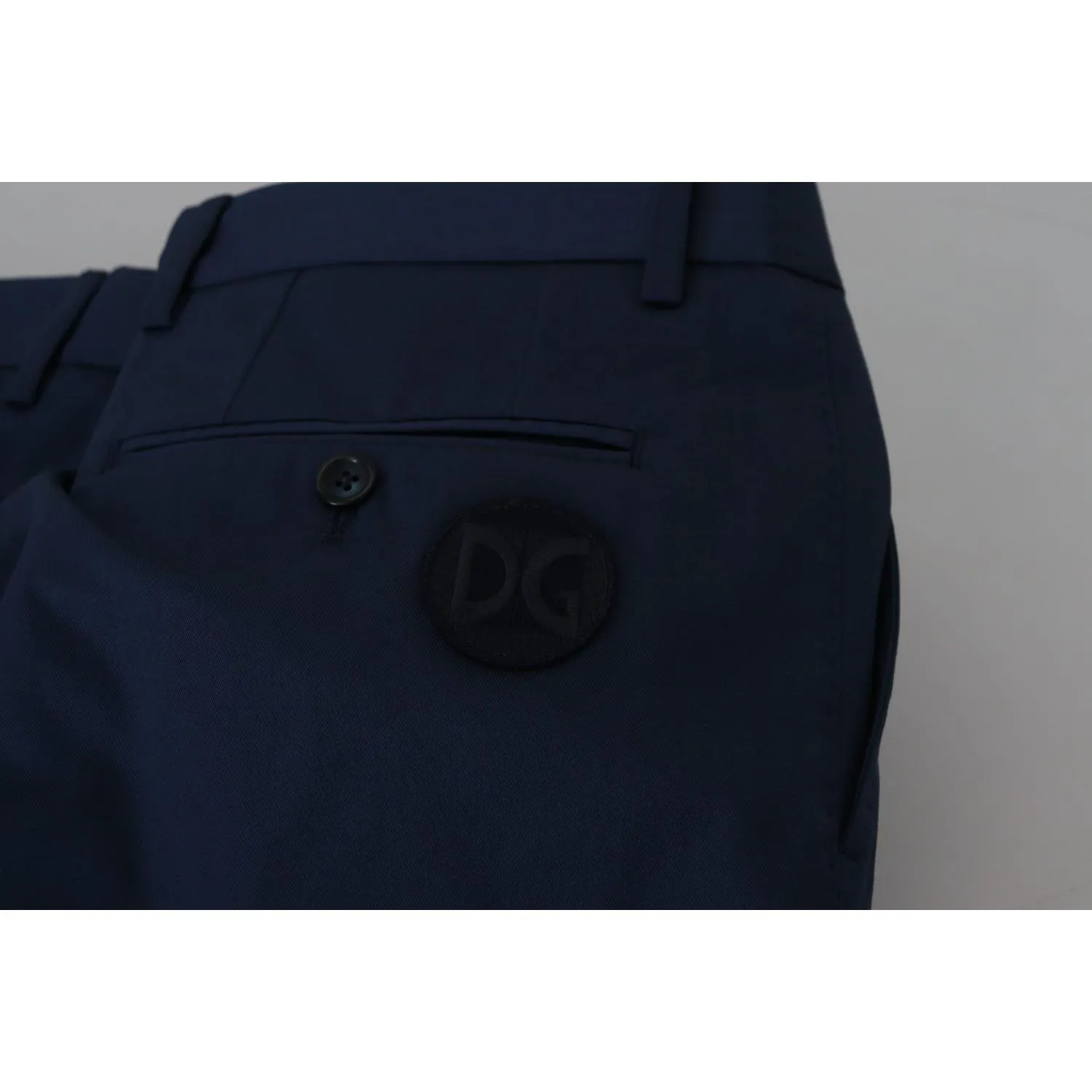 Dolce & Gabbana Elegant Blue Chino Shorts – Regular Fit