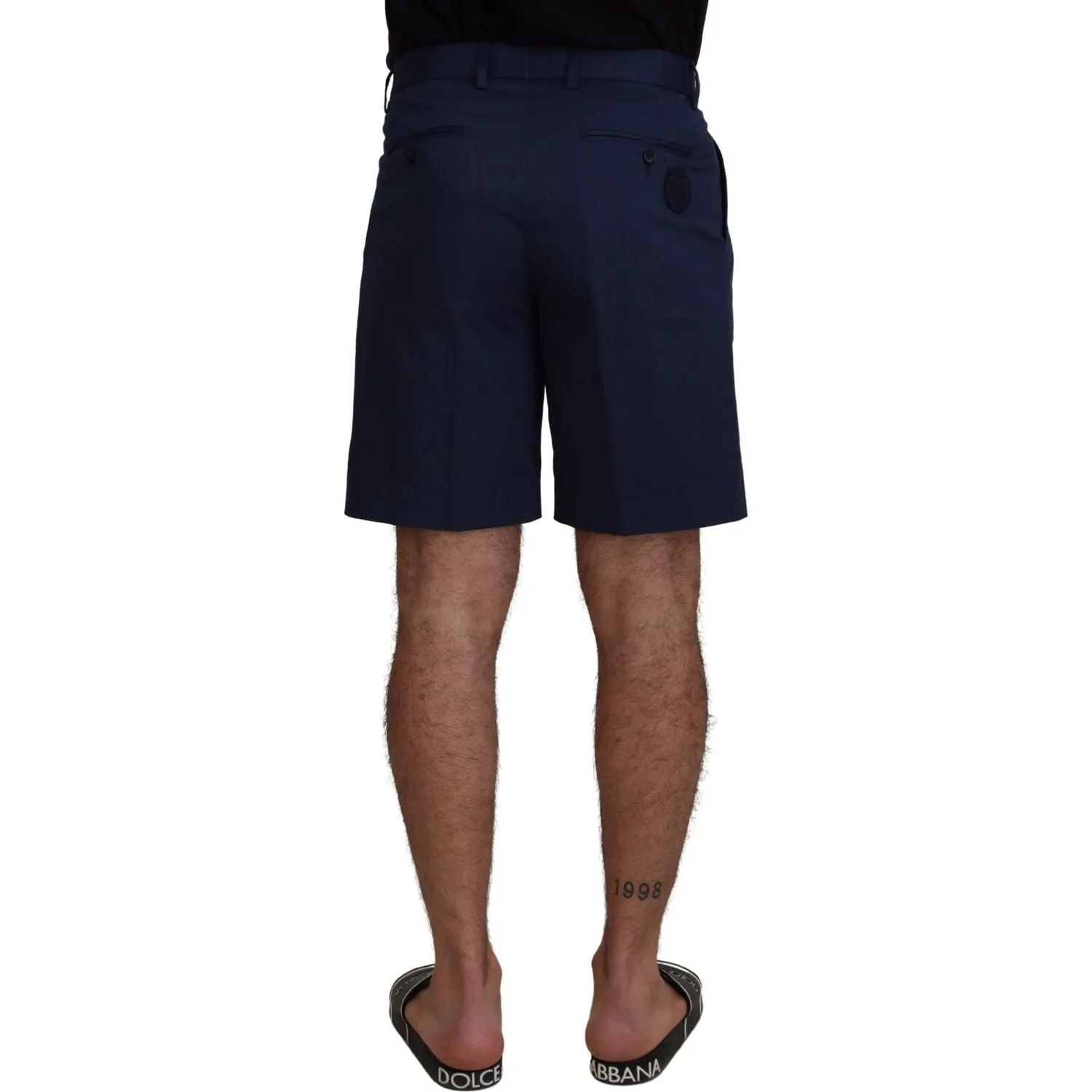 Dolce & Gabbana Elegant Blue Chino Shorts – Regular Fit