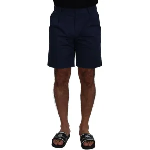 Dolce & Gabbana Elegant Blue Chino Shorts – Regular Fit