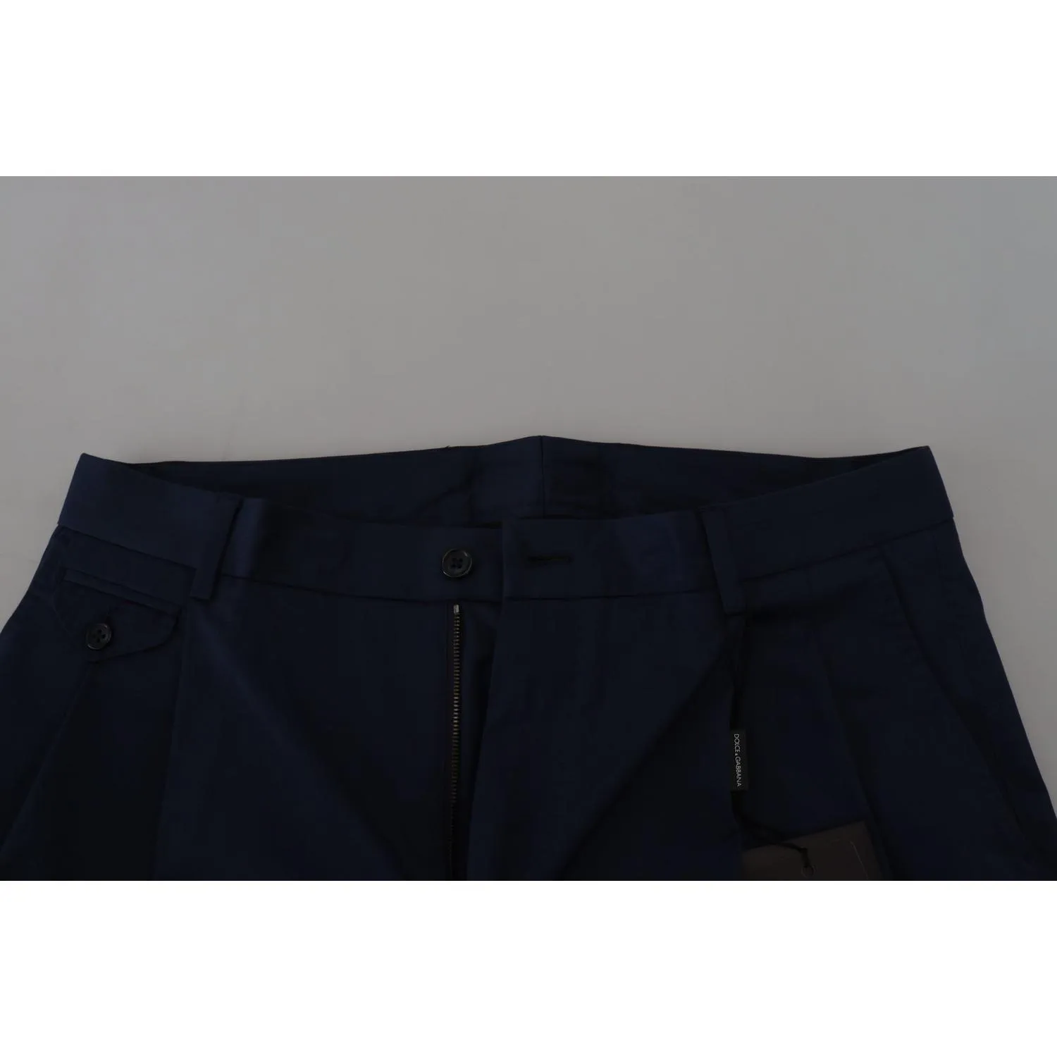 Dolce & Gabbana Elegant Blue Chino Shorts – Regular Fit