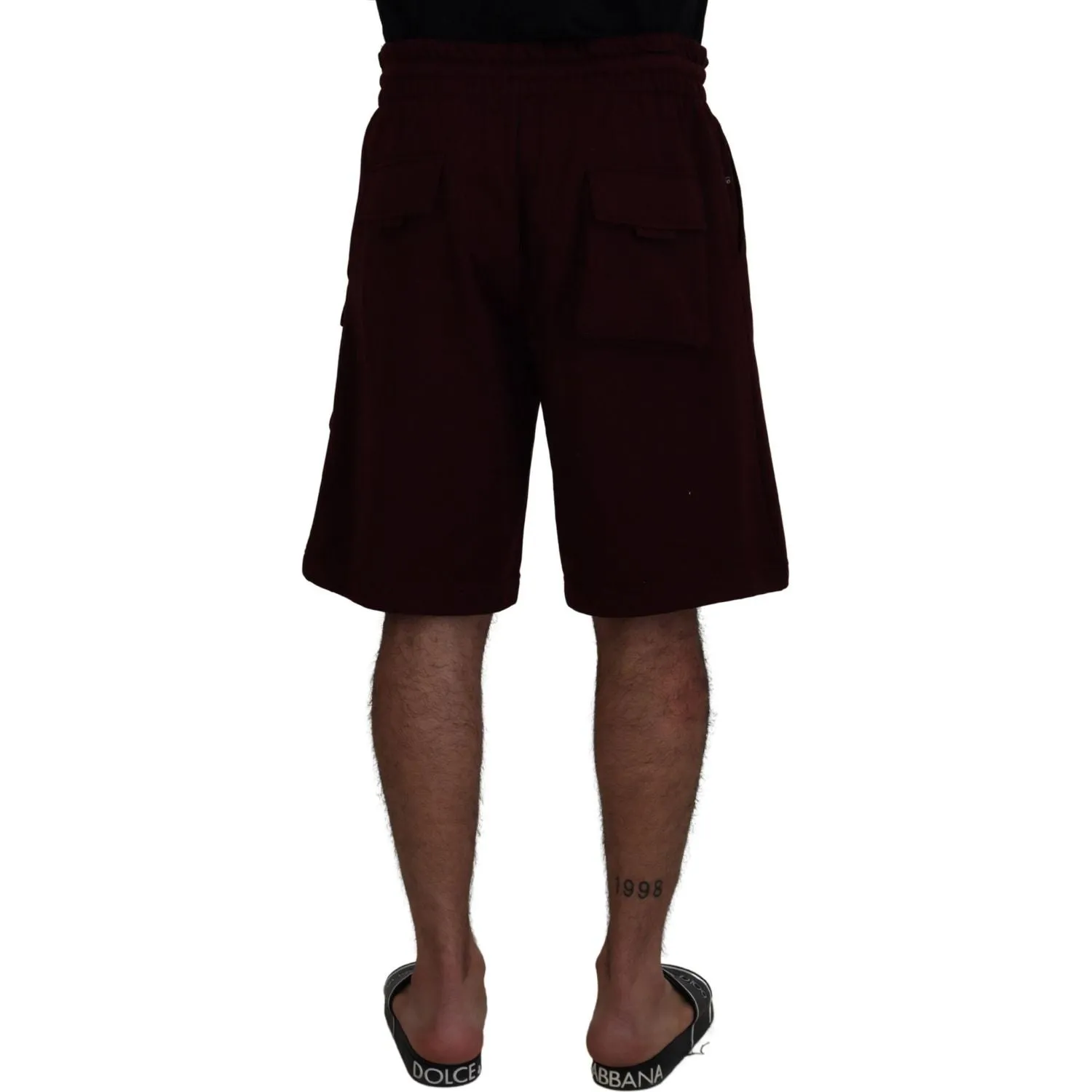 Dolce & Gabbana Elegant Maroon Tailored Shorts