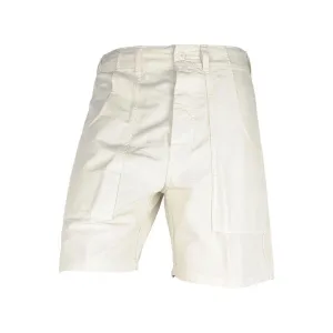 Don The Fuller White Cotton Men's Bermuda Short