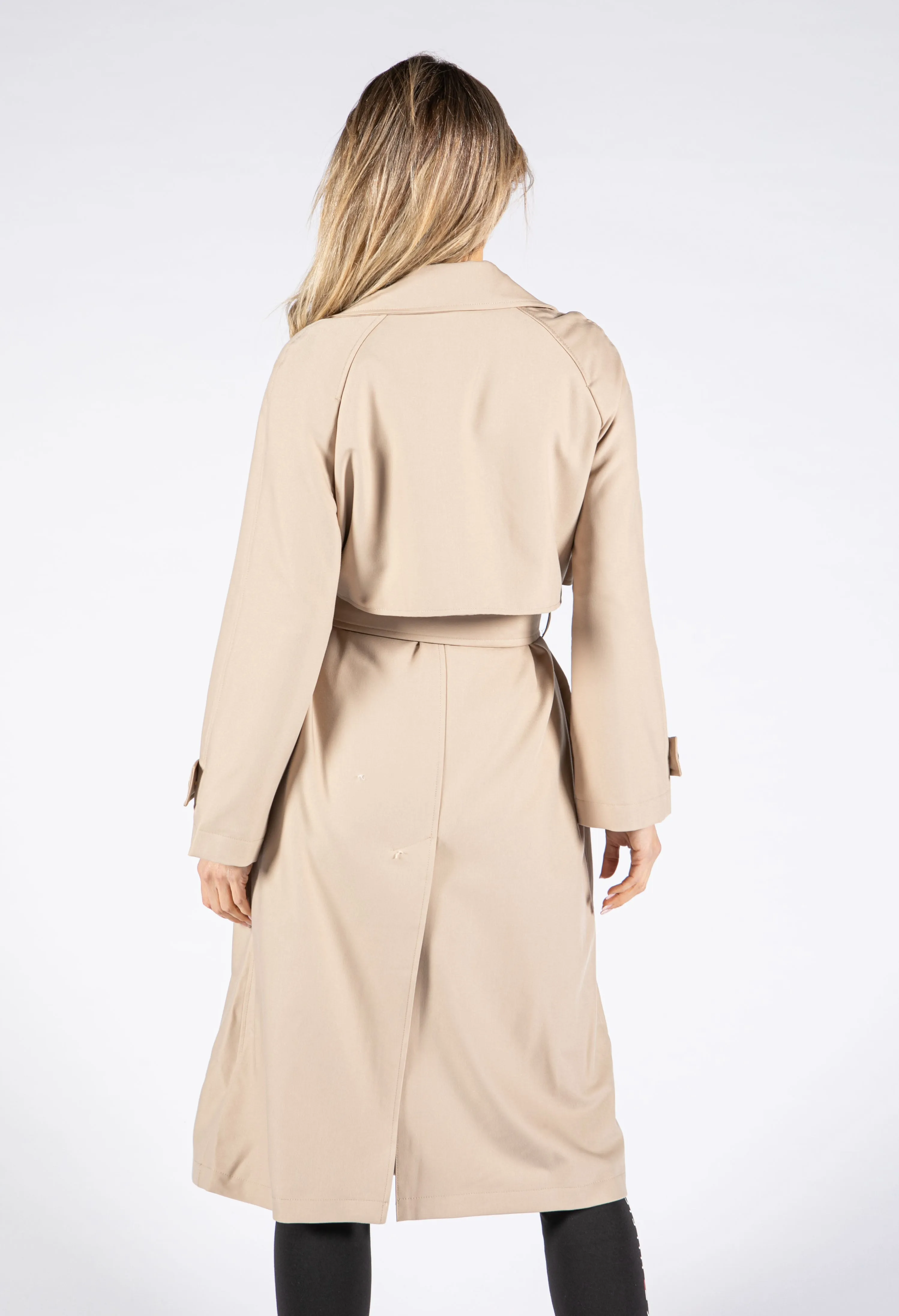 Double Breasted Trench Coat-1