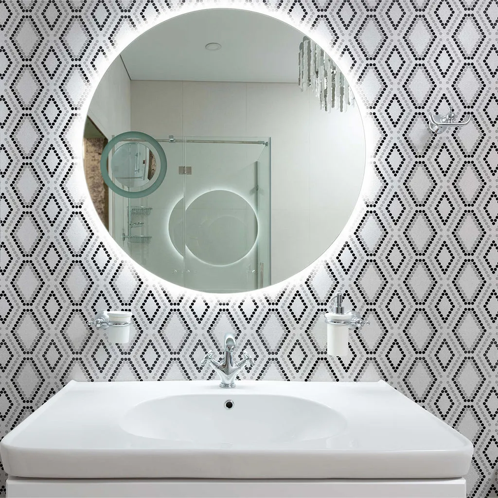 Draco, Hexagon Mosaic - Glass Tile